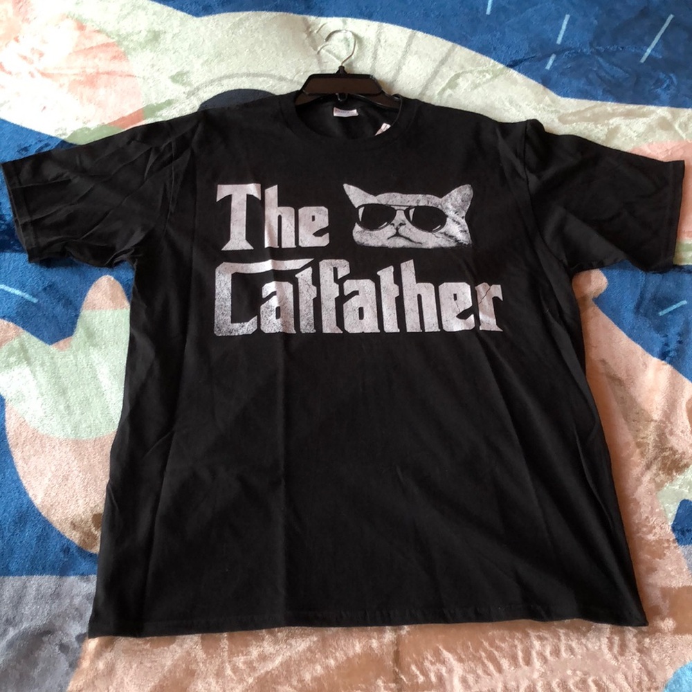 The Cat Father Men’s T-shirt - Unworn - LARGE 100% Cotton